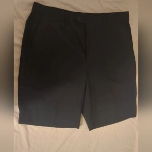 black shorts